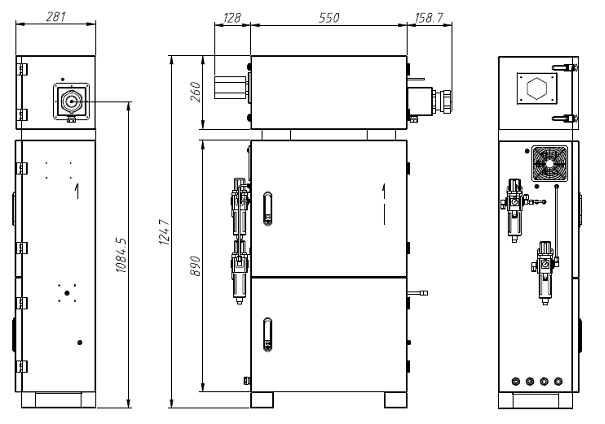 脫硝氨逃逸系統外形圖·1 脫硝氨逃逸系統外形圖·1